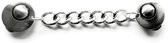 Fashionclip® - Vestsluiting - De boeddha - Zilverkleurig - Stoer