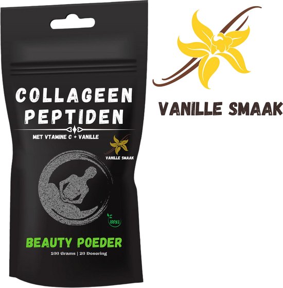 Shinkan ontrouw Huiswerk Vanille Collageen poeder | Met vitamine C + Vanille smaak | Gezond huid en  haar | 100%... | bol.com
