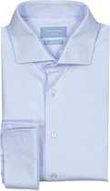 Profuomo Overhemd Blauw Getailleerd - Maat EU39 - Mannen - Never out of stock Collectie - Katoen