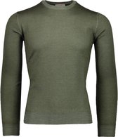 Gran Sasso  Trui Groen Getailleerd - Maat S  - Heren - Never out of stock Collectie - Wol