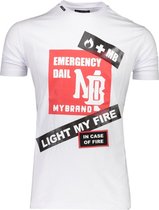 My Brand T-shirt Wit voor heren - Lente/Zomer Collectie