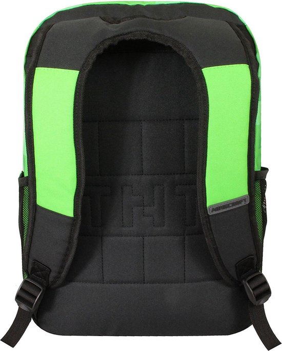 Minecraft Creepy Creeper Rugzak Backpack groen 45 cm bol