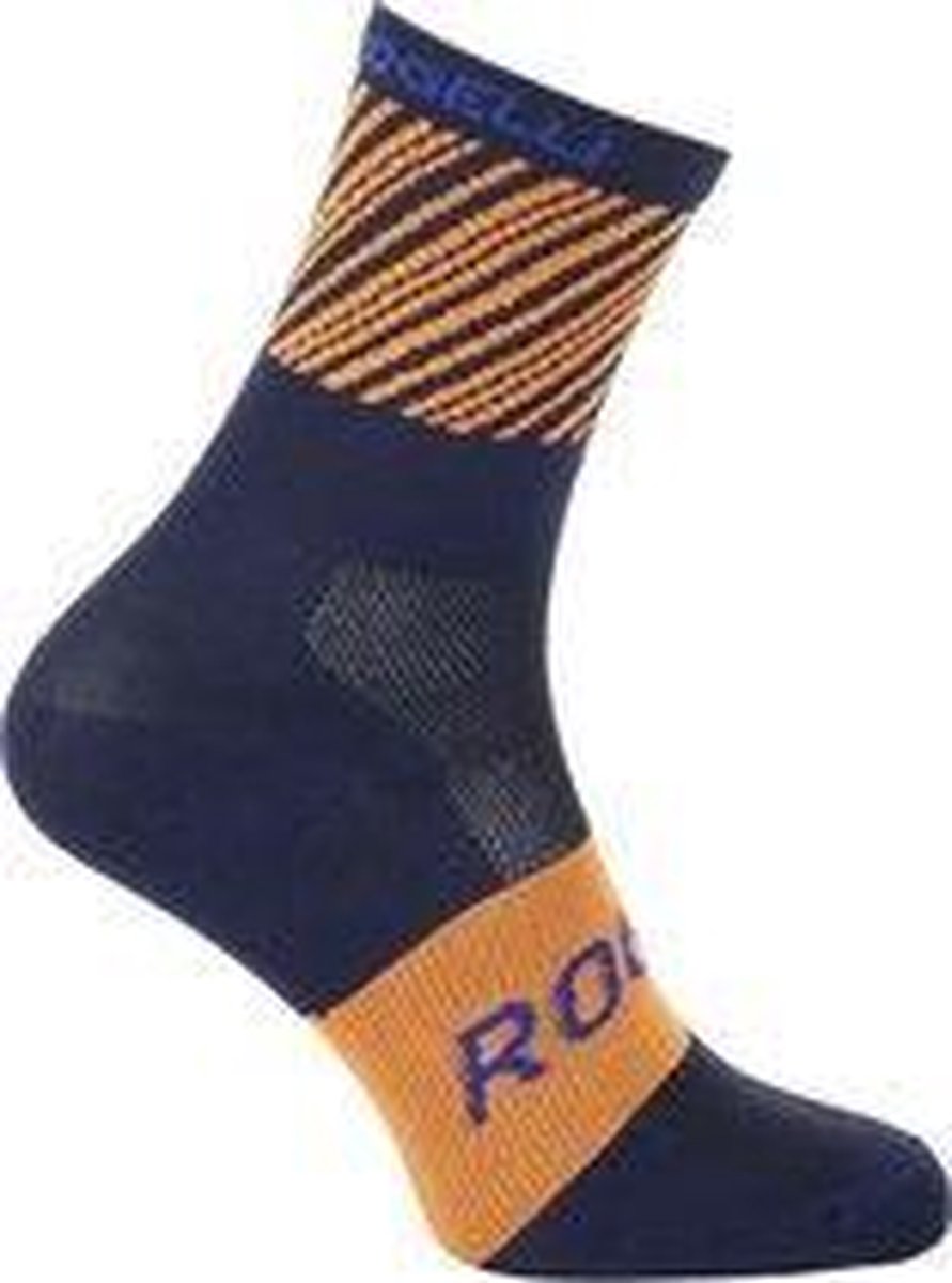 Wielersok Ritmo Blauw/Oranje 36-39
