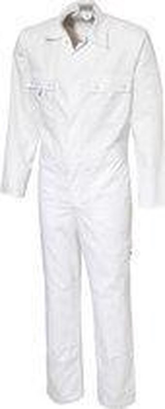 Ultimate Workwear - Salopette Standard IMST - polyester / coton - 245gr / m2 - Blanc