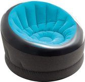 Intex Opblaasstoel Empire 112 Cm Pvc Zwart/blauw