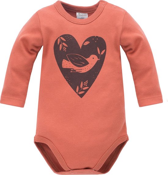 Pinokio Baby Strampler Happy Day – 95% Baumwolle, Mit Druckknöpfen, Größe 50–74, Grau