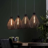 LifestyleFurn Hanglamp 'Lawrence' 4-lamps