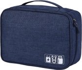 Elektronica & Accessoires Organizer Tas - Kabel Organizer Tas - Kabeltas - Donker Blauw