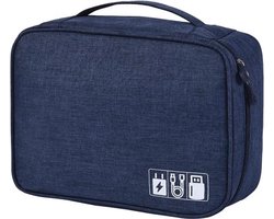 Elektronica & Accessoires Organizer Tas - Kabel Organizer Tas - Kabeltas - Donker Blauw Elektronica & Accessoires Organizer Tas - Kabel Organizer Tas - Kabeltas - Donker Blauw