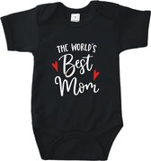 The world's best mom | Korte mouw 86/92 zwart