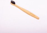 Bamboe tandenborstel (grijs) - Bamboo toothbrush (grey) - soft brush - ecological