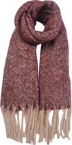 Clayre & Eef sjaal 50x180cm rood