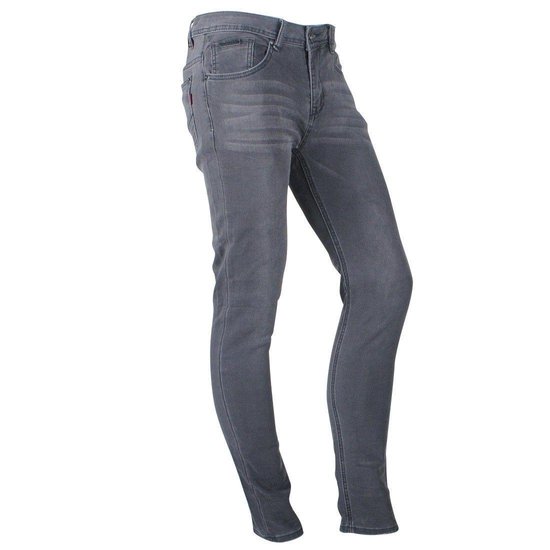 Deeluxe - Heren Jeans - Slim Fit-Jog Jeans - Steeve- Lengtemaat 32 - Grey  Used | bol.com