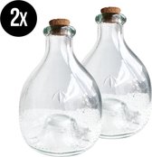 Glazen wespenvanger Ø14x21cm x2 - Voordeelverpakking