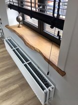 25 mm Eiken houten vensterbank BeGo "Mima" 26 cm diep x 150 cm lang wandplank Colibri ptmd plank planken