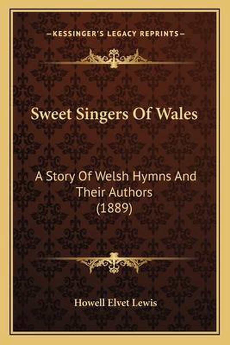Sweet Singers Of Wales van Howell Elvet Lewis