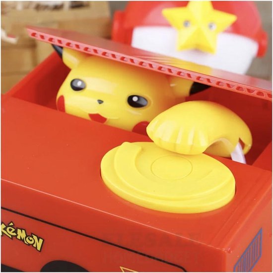 pokémon Pikachu spaarpot - munten teller - Spaarpot - Batterijen  meegeleverd | bol.com