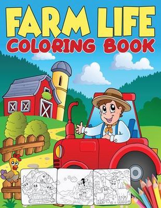 Farm Life Coloring Book, Angela Kidd 9798647450258 Boeken