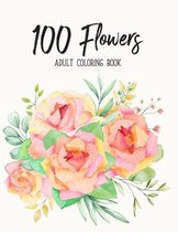 100 Flowers Coloring Book