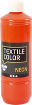 Creotime Textile Color Neon Oranje Textielverf - 500ml