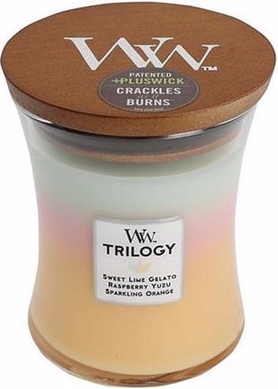 WoodWick Summer Sweets Medium Trilogy Candle