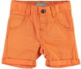 Name-it oranje bermuda broek NitIsak - Maat 80