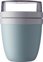 Mepal - Lunchpot Ellipse - 500 ml - Muesli beker to go - Nordic green - Geschikt voor vriezer, magnetron en vaatwasser