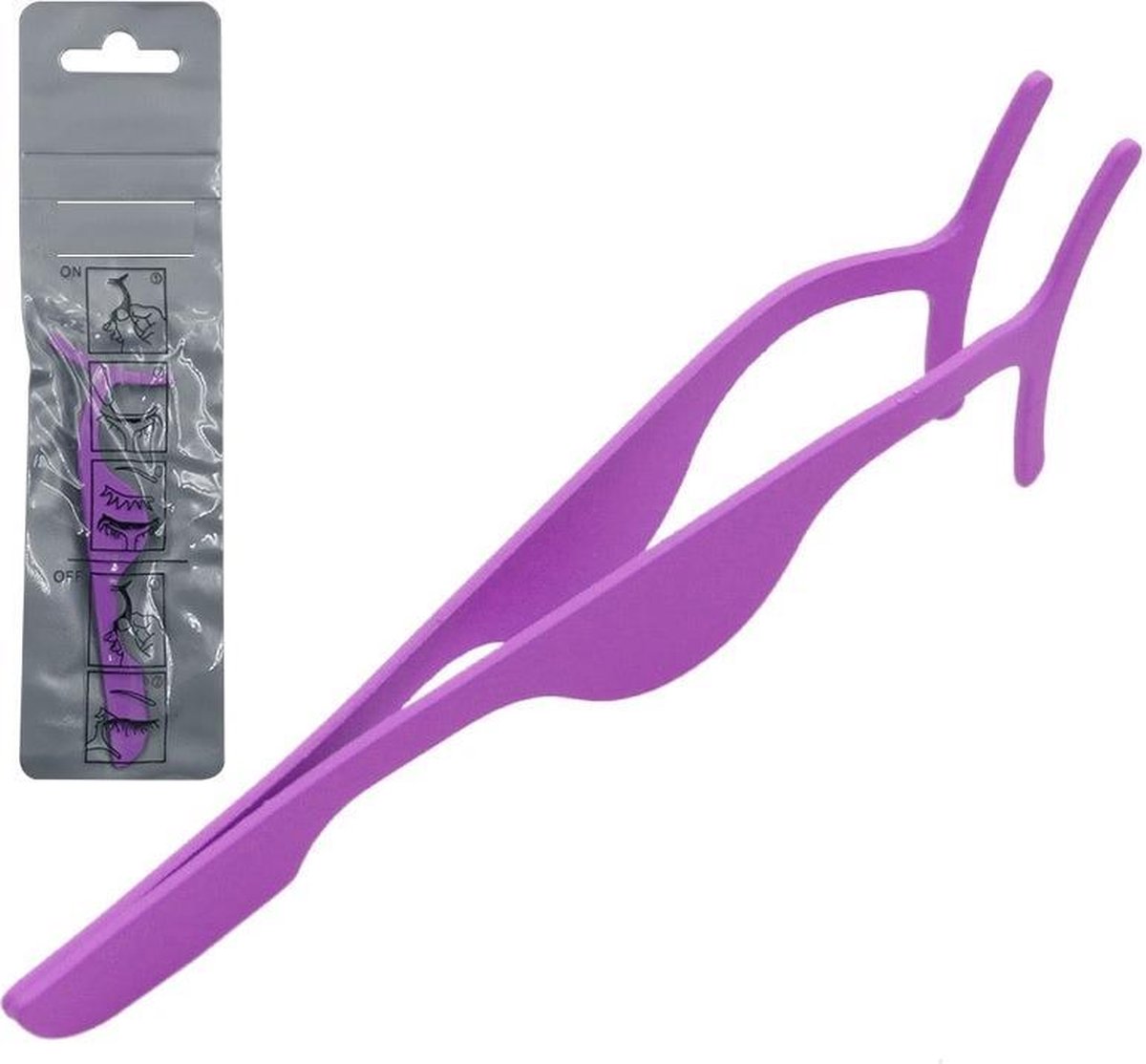 Goedkoopste Wimperpincet - Pincet voor Nepwimpers - Valse Wimpers - Tweezer - Paars