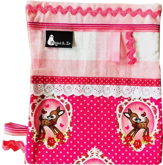 Foto: Popjes zo labeldoekje knuffeldoekje bambi hertje roze