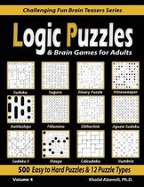 Challenging Fun Brain Teasers- Logic Puzzles & Brain Games for Adults