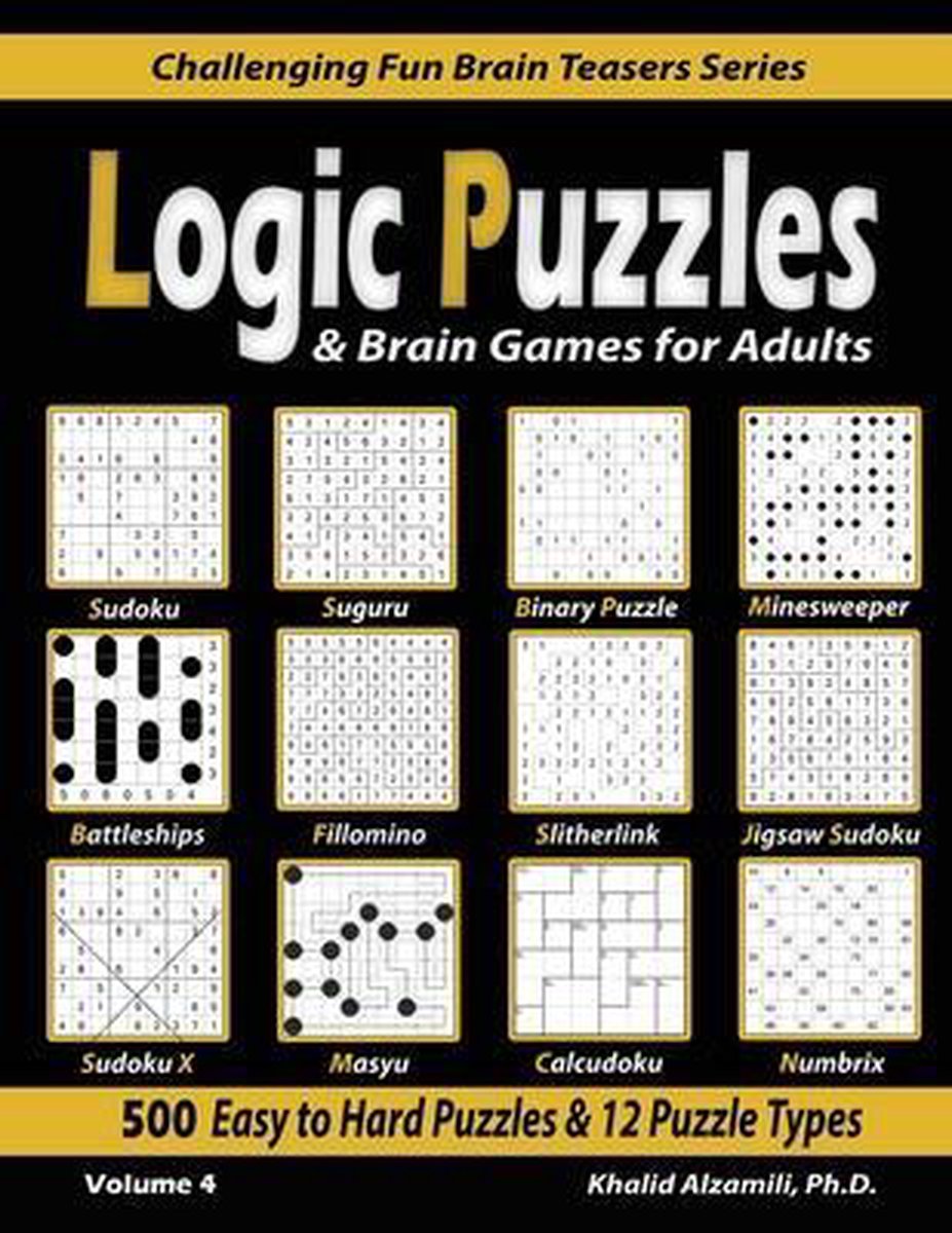 Challenging Fun Brain Teasers- Logic Puzzles & Brain Games for Adults - Khalid Alzamili