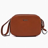 Schoudertas- Crossbody tas  David Jones - Camel bruin
