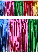Guirlandes à franges Franges arc-en-ciel colorées 6 mètres - Guirlande de festival franges, mèches