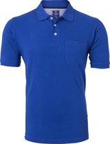 Redmond regular fit poloshirt - kobalt blauw - Maat: 3XL