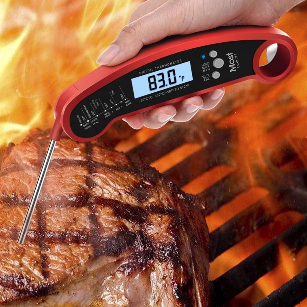 MostEssential Premium Vleesthermometer BBQ Thermometer