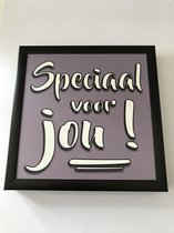 Fotolijst met tekst – Speciaal voor jou!  - 13 x 13 cm