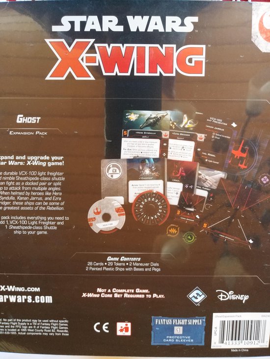 Thumbnail van een extra afbeelding van het spel Asmodee Star Wars X-wing 2.0 Ghost - EN