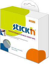 Stick'n Re-Stik Dubbelzijdig Tape - 25mmx12meter - Niet Permanent - Herbruikbare
