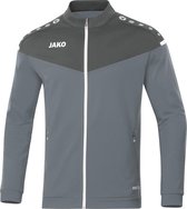 Jako Champ 2.0 Polyesterjas Steen Grijs-Licht Antraciet Maat 4XL