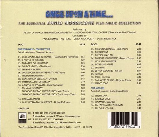 Once Upon A Time Essential Ennio Morricone Ennio Morricone Cd Album Muziek Bol