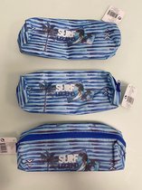 Etui met leuke opdruk en tekst (blauw) - set van 3 stuks (middelformaat)