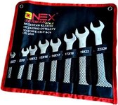 Onex Steeksleutelset 8-delig 6-24mm - Chroom Vanadium Staal