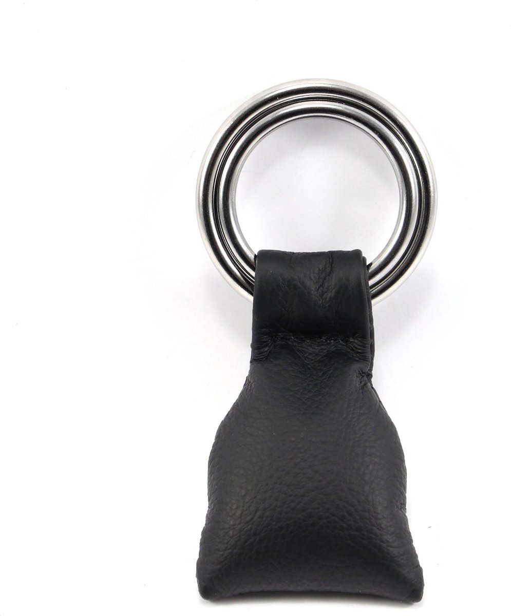 Goedkoopste Balzak gewicht in leren zakje Strong Man met 2 ringen - 250 gram