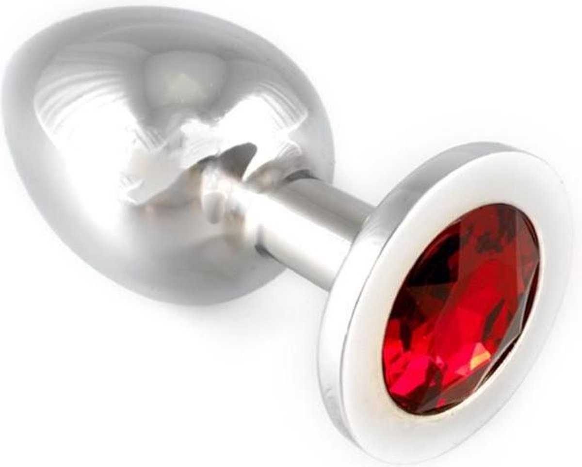 Rimba - Buttplug Groot Met Rood Kristal