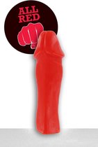 All Red Dildo 28 x 7,5 cm - rood