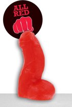 All Red Dildo 17 x 5 cm - rood