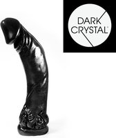 Dark Crystal XXL Dildo 34 x 7 cm - zwart