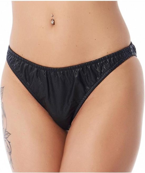 Slip femme en cuir avec élastique - taille M | bol