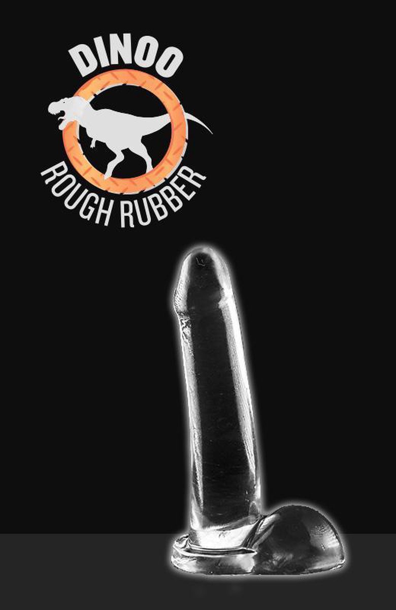 Goedkoopste Dinoo Dildo Datou 19 cm - transparant