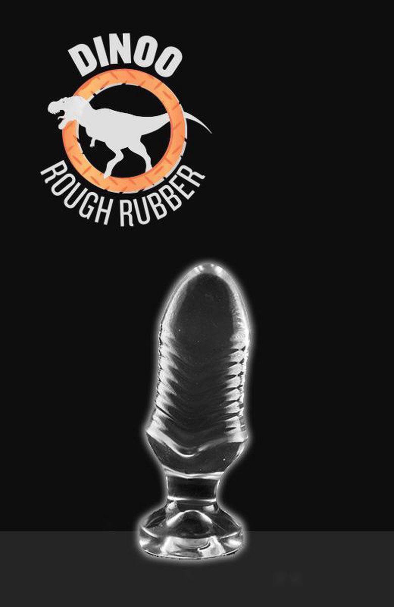 Goedkoopste Dinoo Dildo Rugops 18 cm - transparant